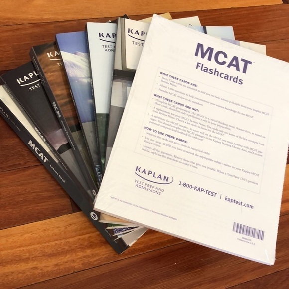 ⭐️KAPLAN MCAT Test Prep Books 6 books & sealed flash cards - Picture 7 of 9